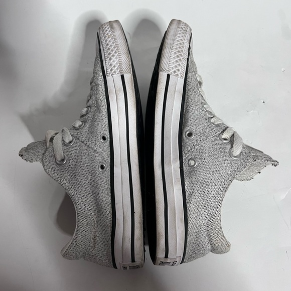 Converse Gray Low Top Chuck Taylors - Picture 10 of 12